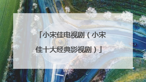 小宋佳电视剧（小宋佳十大经典影视剧）