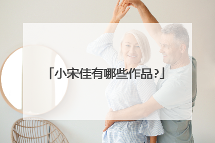 小宋佳有哪些作品?