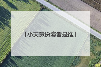 小天意扮演者是谁