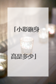 小彩旗身高是多少