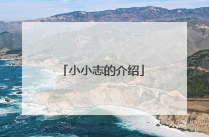 小小志的介绍