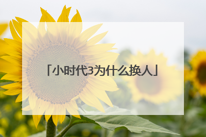 小时代3为什么换人