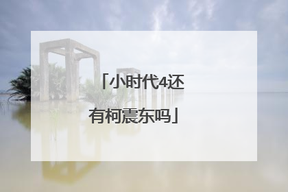 小时代4还有柯震东吗