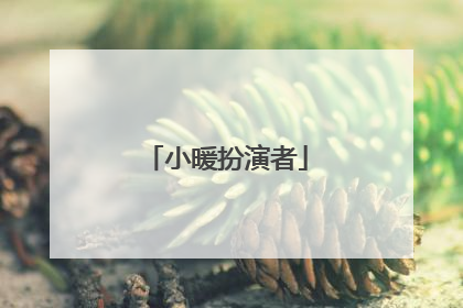 小暖扮演者