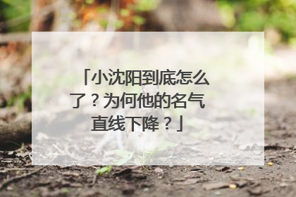 小沈阳到底怎么了?为何他的名气直线下降?