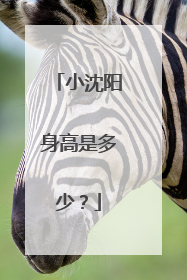 小沈阳身高是多少？
