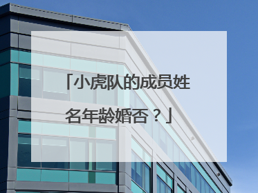 小虎队的成员姓名年龄婚否?