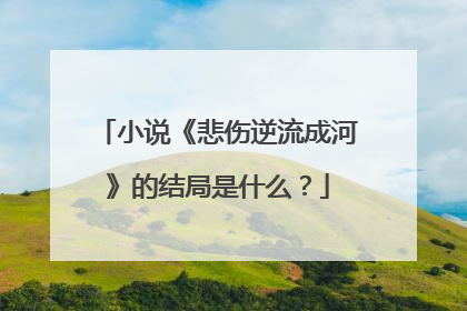 小说《悲伤逆流成河》的结局是什么？