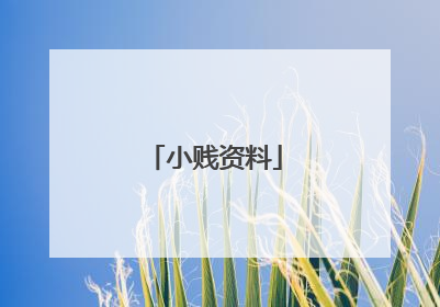 小贱资料