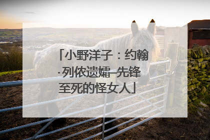 小野洋子:约翰·列侬遗孀—先锋至死的怪女人