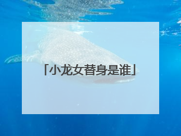 小龙女替身是谁