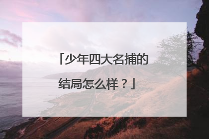 少年四大名捕的结局怎么样？