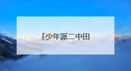 少年派二中田甜的饰演者