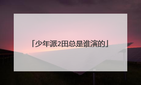 少年派2田总是谁演的