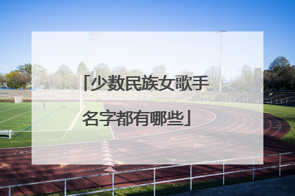 少数民族女歌手名字都有哪些