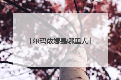 尔玛依娜是哪里人