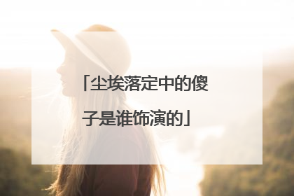 尘埃落定中的傻子是谁饰演的