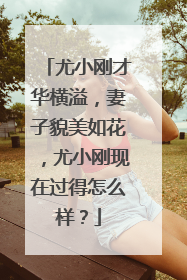 尤小刚才华横溢,妻子貌美如花,尤小刚现在过得怎么样?