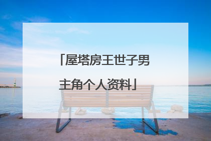 屋塔房王世子男主角个人资料