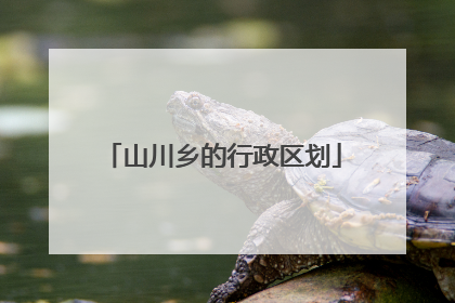 山川乡的行政区划