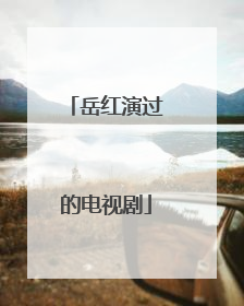 岳红演过的电视剧