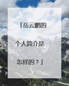 岳云鹏的个人简介是怎样的？