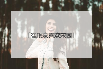 崔珉豪喜欢宋茜