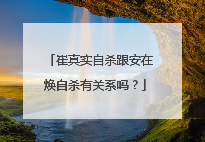 崔真实自杀跟安在焕自杀有关系吗?