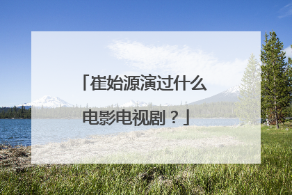 崔始源演过什么电影电视剧？