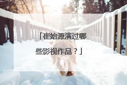 崔始源演过哪些影视作品?