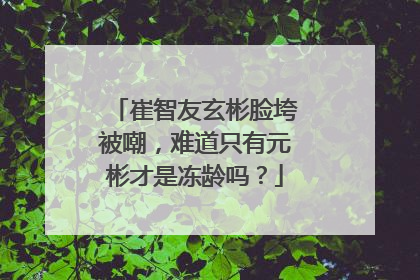 崔智友玄彬脸垮被嘲，难道只有元彬才是冻龄吗？