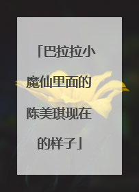 巴拉拉小魔仙里面的陈美琪现在的样子
