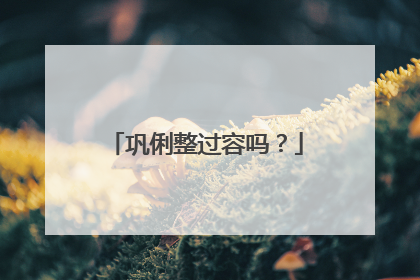 巩俐整过容吗？