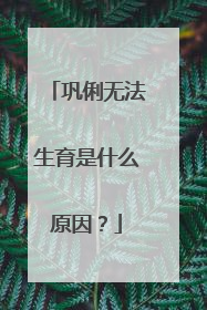 巩俐无法生育是什么原因?