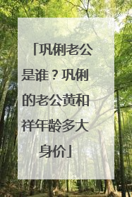 巩俐老公是谁？巩俐的老公黄和祥年龄多大身价
