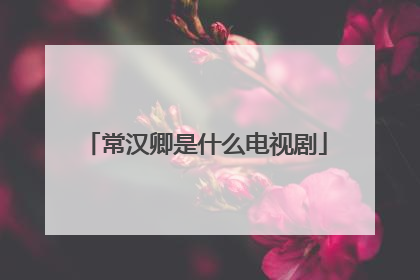 常汉卿是什么电视剧
