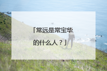 常远是常宝华的什么人?