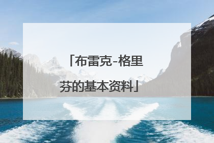 布雷克-格里芬的基本资料