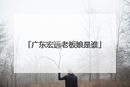 广东宏远老板娘是谁
