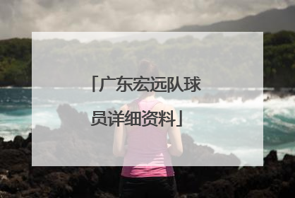 广东宏远队球员详细资料