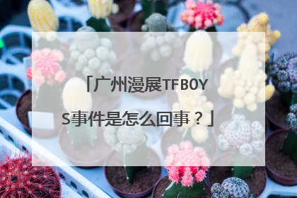 广州漫展TFBOYS事件是怎么回事?