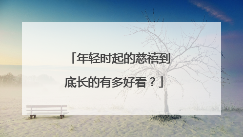 年轻时起的慈禧到底长的有多好看?