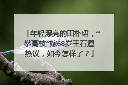 年轻漂亮的田朴珺,“攀高枝”嫁68岁王石遭热议,如今怎样了?