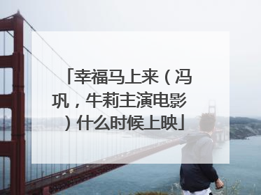 幸福马上来(冯巩,牛莉主演电影)什么时候上映