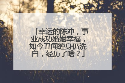 幸运的陈冲，事业成功婚姻幸福，如今丑闻缠身仍洗白，经历了啥？