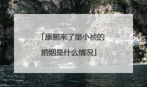 康熙来了里小祯的婚姻是什么情况