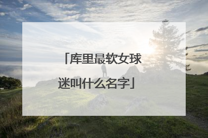 库里最软女球迷叫什么名字