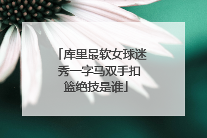 库里最软女球迷 秀一字马双手扣篮绝技是谁