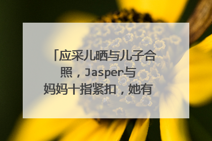 应采儿晒与儿子合照，Jasper与妈妈十指紧扣，她有哪些育儿经验？