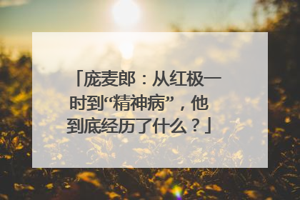 庞麦郎：从红极一时到“精神病”，他到底经历了什么？